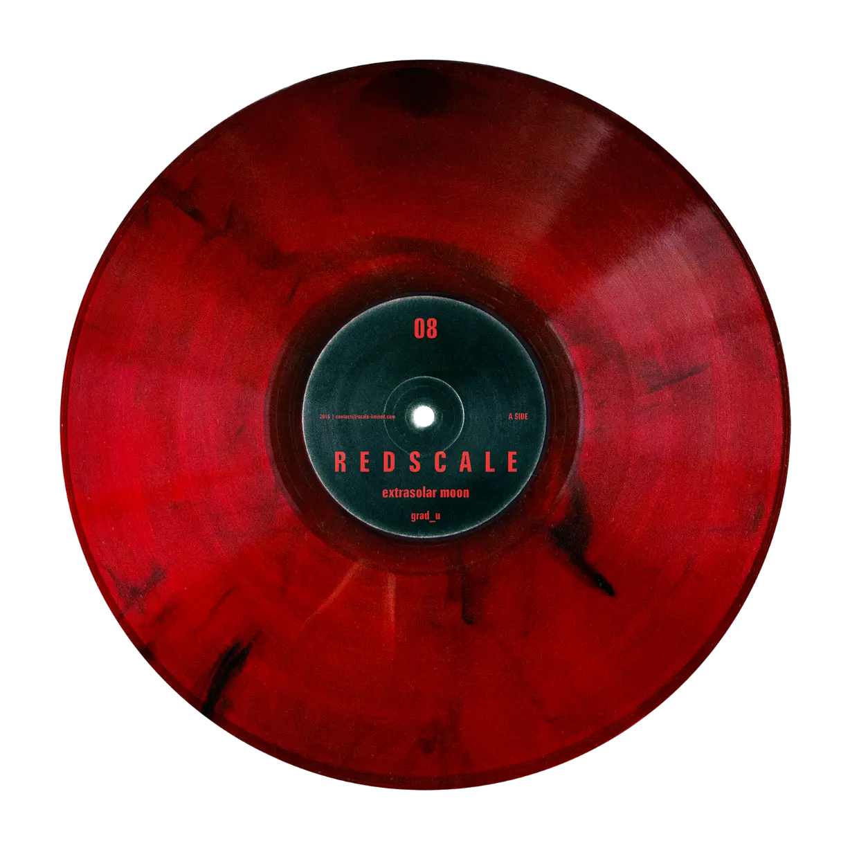 Untitled design (70) Redscale 08 (Red-black marbled 12", 45rpm) - Image 1