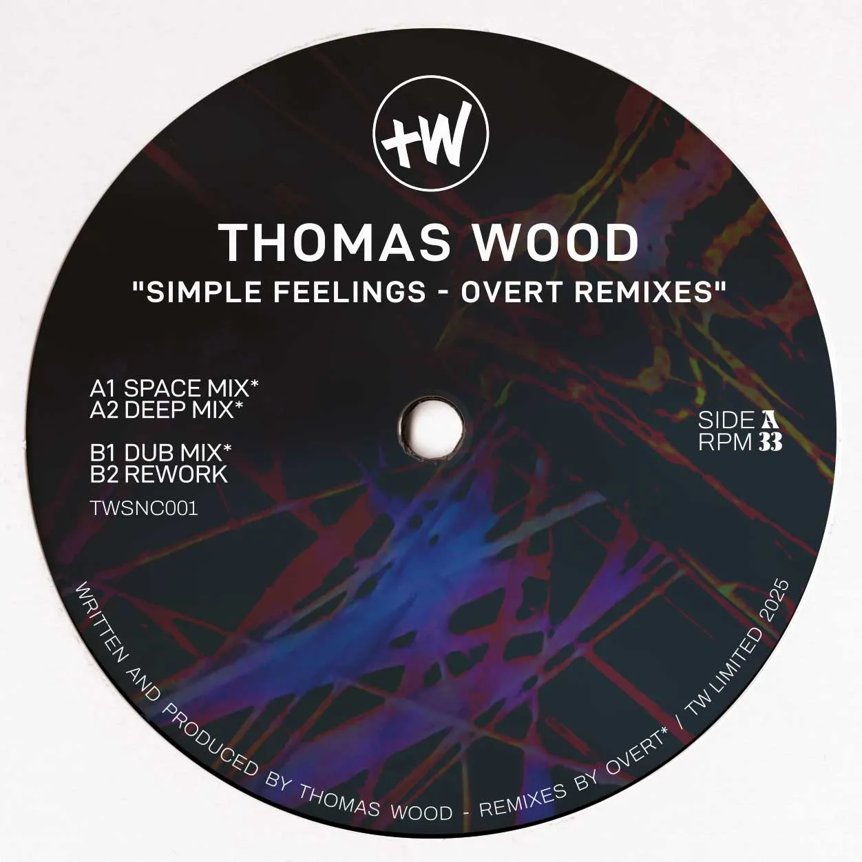 TWSNC001_A Simple Feelings - Overt Remixes - Image 1